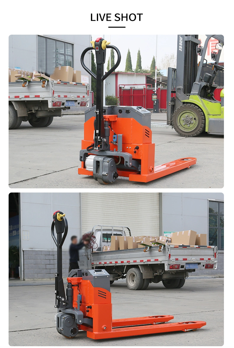 CE 1 Ton 2 Ton 3 Ton 2000kg/2500kg/3000kg Hydraulic Manual Forklift Hand Lifter Handing Semi Electric Pallet Truck