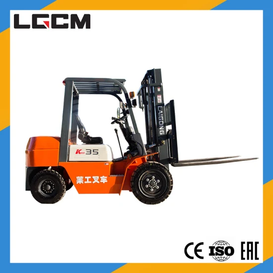 Lgcm Material Handling Equipment Hydraulic Small 2 Ton 2.5 Ton 3 Ton Diesel Forklift with Good Quality Gas Mini Stacker Pallet Truck for Logistics
